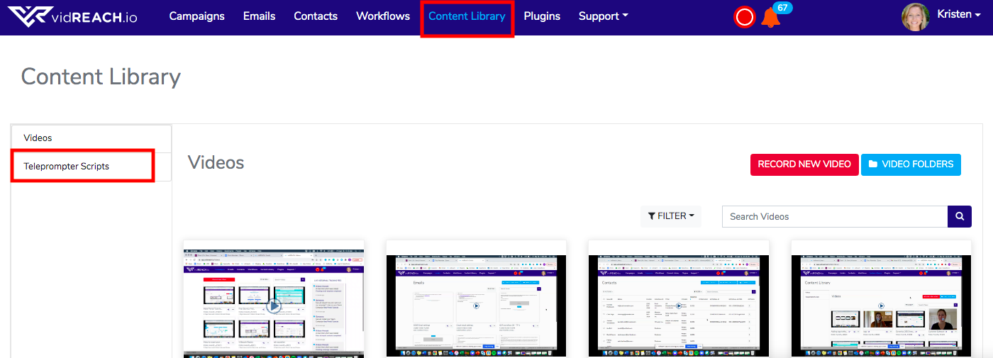 How to create and use a teleprompter script vidREACH